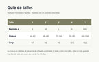 Pantalón Homewear Bambú, guía de talles