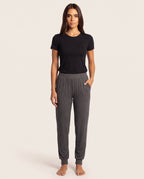 Pantalón Homewear Bambú gris, frente